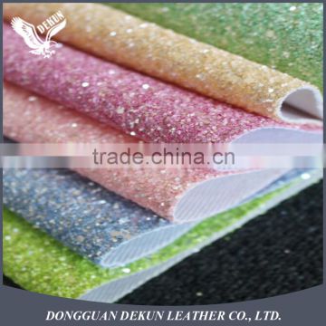 Glitter PU Fabric Leather for Shoe and Bag