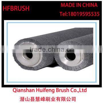 Abrasive pipe polishing steel roller brush
