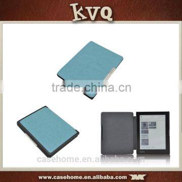 Folio Leather Ebook Case Cover Hard Shell, 6 inch AURA H2O case For Kobo