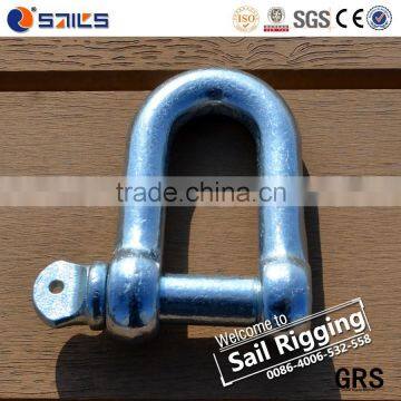 Zinc Plated European Type Large D Shackle