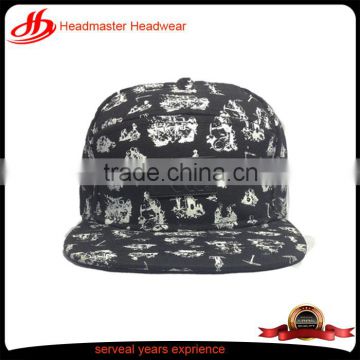 Wholseale high quality snapback hats with digital printed