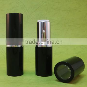 Round shape cosmetic Plastic lipstick tube container lip balm packaging