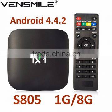 TX1 S805 tv box of android tv box quad core 1G 8G tv box s805 TX1