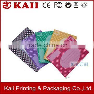 wholesale factory of golden color envelope, silver colour envelope high quality