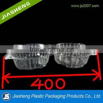 disposable plastic transparent container clear food grade clamshell packing