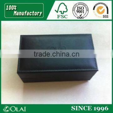 Black PU Leather Perfume Packaging Box