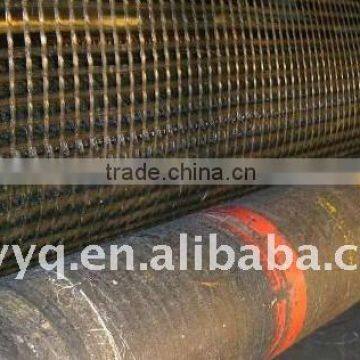 knitting Fiberglass Geogrid for construction