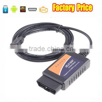 Auto Code Reader OBD2 ELM327 Scanner Tool USB V1.5