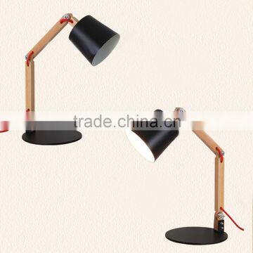 Ash Wood Lighting Table Lamp Foldable Pole Table Light for Interior photo-5