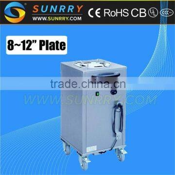 Hot Sale Commercial 8-12" Diameter Electric Commercial Restaurant Food Plate Warmer Trolley Cart for CE photo-3