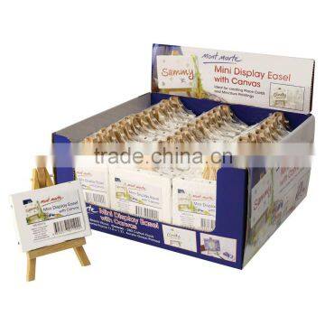 Mont Marte Mini Display Easel with Canvas 6x8cm