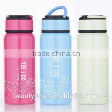 CE / EU,FDA,LFGB,SGS Certification custom logo BPA free sport water bottle double wall stainless steel vacuum flask