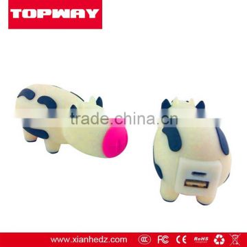 Topway High Quality Animal Shape PVC Latest Power Bank