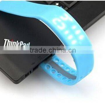 China Wholesale 6 Color LED Smart Bracelet Watch W2 Calorie bracelet