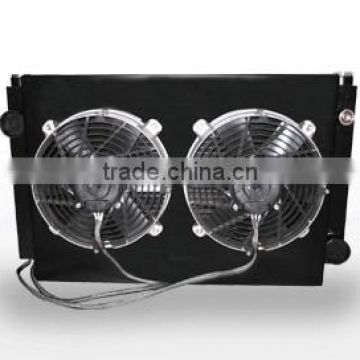 customized aluminum hydraulic oil cooler with fan