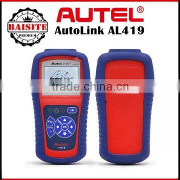 High quality 100% original OBDII OBD2 car diagnostic scanner Autel AutoLink AL419 OBDII and CAN Scan Tool hot sales