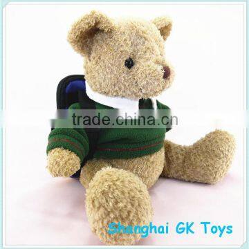 Lavender Filling Cute School Plush Teddy Bear