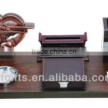 Wood Globe & Name Card & Pen Holder Office Stationary Desktop Set Gift-22