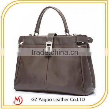 2016 Plain Matt Leather European Style Ladies Fashion Handbags Hand Bags photo-2