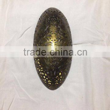Moroccan brass wall lights