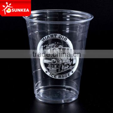 Wholesale sundae plastic cup, soft drink plastic cup