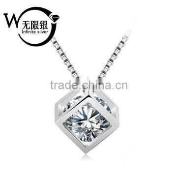 Infinite Costum 925 Sterling Silver Jewelry Real Silver Necklace Jewellery