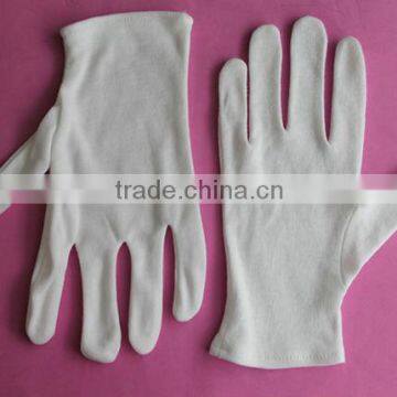 Hot sell disposable thin white cotton gloves