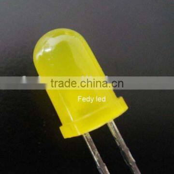 5mm round diffused Yellow flashing led Epistar chip