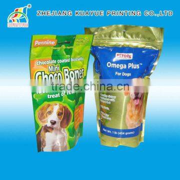 Customized New High Quality Pet Food Zipper Standing Pouch