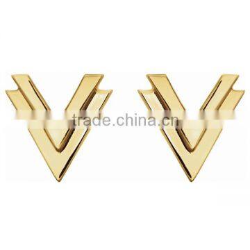 Wholesale Gemnel jewellery brass alloy fashion stud earrings for women