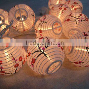 Power string light set in pvc tube