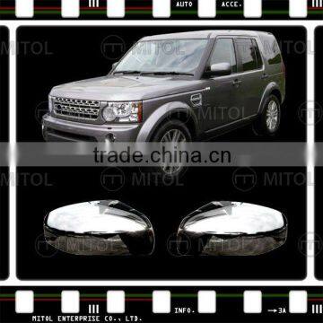 For LAND ROVER DISCOVERY 4 10- Chrome Door Mirror Cover Rim Frame