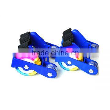 Hot sale led light flashing double roller skates