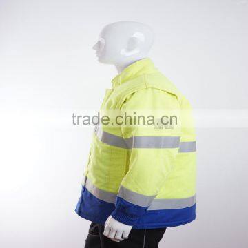 EN11612 EN20471 High Visibility Reflective Winter Safety Clothing With Fireproofing and Antistatic photo-2
