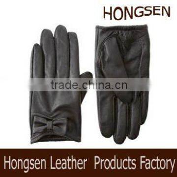 HS129 black driving gloves