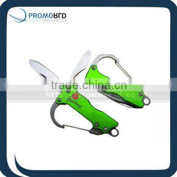 Promotional Multi Function Carabiner Pocket Knife