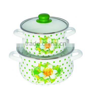 2014 New decal Enamel pot 18-26cm