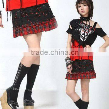 Cotton Black Lace Lolita Skirt 71202