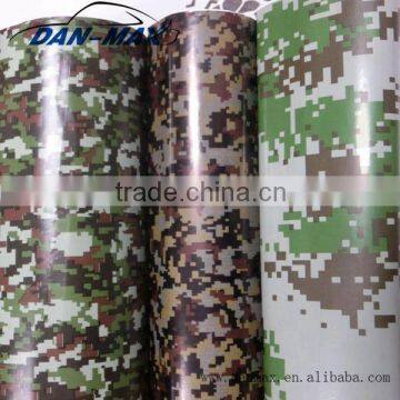 High stretch pvc adhesive digital printing camouflage car film