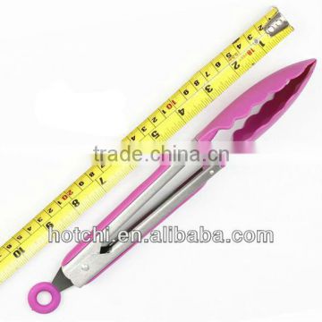 stainless steel food tong with nylon head