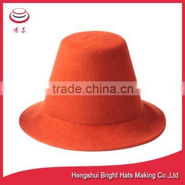 Wool Felt Bucket Top Hat