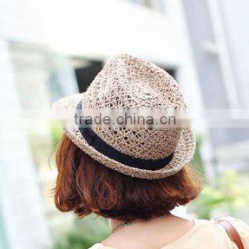 New 2016 Panama Fedora Caps for Women Men Summer Straw Jazz Hat                        
                                                Quality Choice