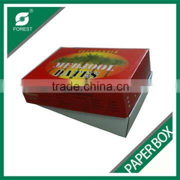 RECYCABLE CUSTOMIZED LOGO PRINTING FRUIT PACKAGING BOX CORRUGATED PACKING BOX CORRUGATED PACKING PAPER BOX WITH FREE SAMPLE