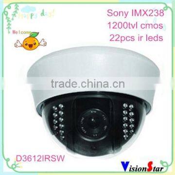 2015 new products plastic hd camera 1200tvl dome ir cctv analog camera