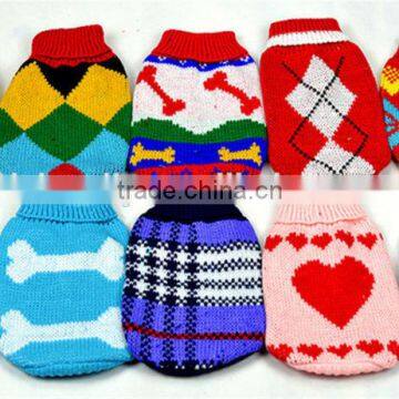 Pet sweaters, dog clothes, puppy sweaters,dog sweater different patterns available