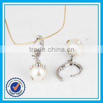 Cheap Wholesale Latest Design of Pearl Earrings Thailand Silver Jewellery photo-2