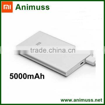 9.9mm USB Slim 5000mAh Original Xiaomi Power Bank Mi Portable Battery Pack Charger For Mi4 Mi3 For IPhone 6 5s Cell Phones Quality Choice photo-2