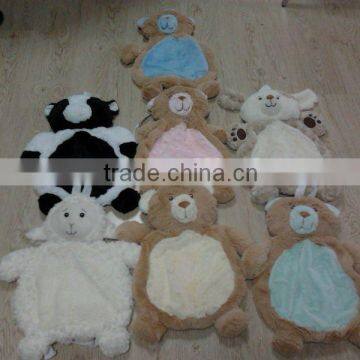 Kids plush backpacks, bear giraffe sheep rabbit