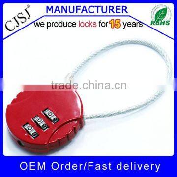 Free Sample!! OEM Factory Wholesale password lock for luggage bag