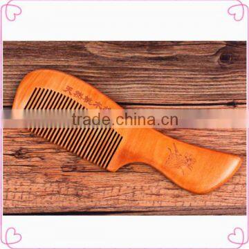 High quality wooden hair comb/brush wholesale for women